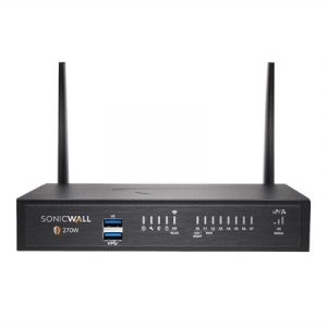 SonicWall TZ270W - Security appliance - GigE, 802.11ac Wave 2 - Wi-Fi - 2.4 GHz, 5 GHz - desktop