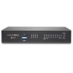 SonicWall TZ470 - Threat Edition - security appliance - GigE, 2.5 GigE - SonicWALL Secure Upgrade Plus Program (2 years option) - desktop