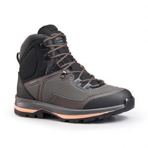 Trekkingschuhe Damen TEX Leder wasserdicht Contact® - MT100