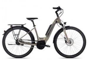 2R Manufaktur ELX 5 Wave | golden grey/red/black | 46 cm | E-Cityräder