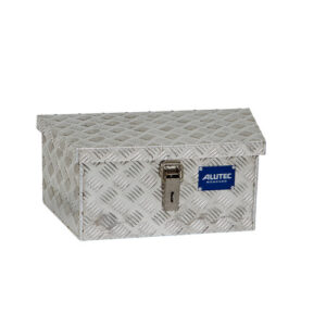 ALUTEC MÜNCHEN Deichselbox, silberfarben, Aluminium