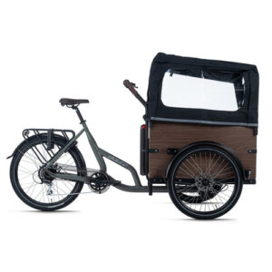 Adore Bikes E-Bike Lastenrad "Urban Deluxe", RH: 24 cm, 7-Gang - grau