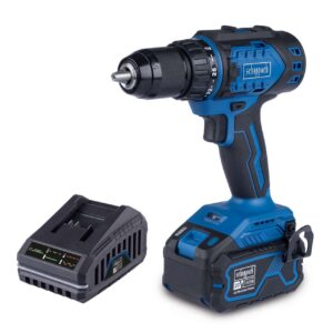 Akku-Bohrschrauber BC-DD60-X Scheppach | Brushless | Drehmoment 60Nm | Drehmomentstufen 25+1 | LED | inkl. 4Ah Akku + 2,4A Ladegerät