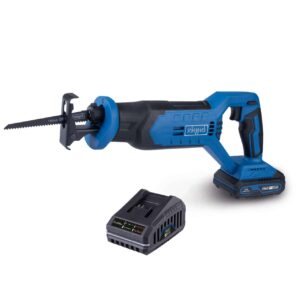 Akku-Säbelsäge C-RS100-X Scheppach | Hublänge 20 mm | Schnitttiefe 115mm | Hubzahl 0-2800min-1 | LED | inkl. 2Ah Akku + 2,4A Ladegerät