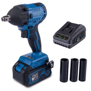 Akku-Schlagschrauber BC-IW350-X Scheppach | Brushless | Drehmomentstufen 180-350-370Nm | Aufnahme ½" | inkl. 4Ah Akku + 2,4A Ladegerät