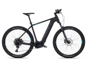 Axess Element | black matt/rainbow/turquois | 23 Zoll | E-Hardtail-Mountainbikes