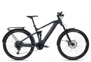 Axess ROGUE FS Allroad | grey matt/black/sand | 18 Zoll | E-Bike Fully