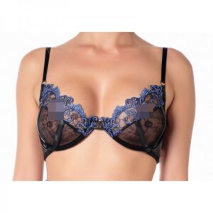 BH mit blauer Spitze