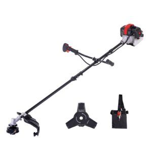 Benzin-Freischneider PBC330 Scheppach - 0,9 kW | 1,21 PS 2-Takt-Benzinmotor | Seilzugstarter | Motorsense & Rasentrimmer