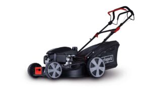 Benzin Rasenmäher MS170-53H Scheppach - 4,56PS HONDA Motor | 53cm Schnittbreite | 65L Fangsack | Radantrieb