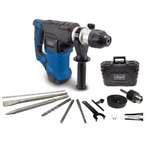 Bohrhammer DH1500 Plus Scheppach - 7Joule | 230V 1500W | SDS-Plus | inkl. Koffer, Bohrer & Zubehör