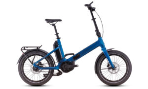 Cube Fold Hybrid Comfort 500 - 20 Zoll 500Wh 5N Faltrad - electricblue'n'reflect