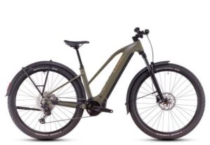Cube Reaction Hybrid PRO 800 Allroad Trapez 2025 | dustyolive'n'gold | M | E-Hardtail-Mountainbikes