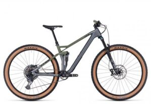 Cube Stereo ONE22 HPC TM 2024 | flashgrey'n'olive | XL | Full-Suspension Mountainbikes
