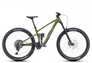 Cube Stereo ONE55 C:62 TM 2024 | olive'n'chrome | M | Full-Suspension Mountainbikes