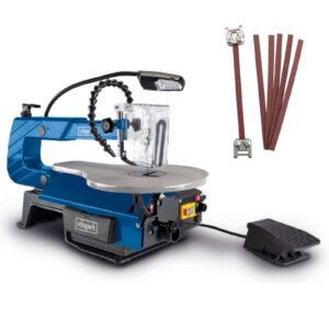 Dekupiersäge DECO-XLS Scheppach - 120W | 50mm Schnitthöhe | 406mm Schnitttiefe | 127mm Länge Sägeblatt