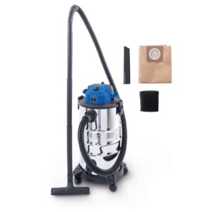 Elektro Nass-/Trockensauger VC30v2 Scheppach - 1200W | 2m Schlauchlänge | 3m Anschlusskabel | 30L Fassungsvermögen | 20kPa