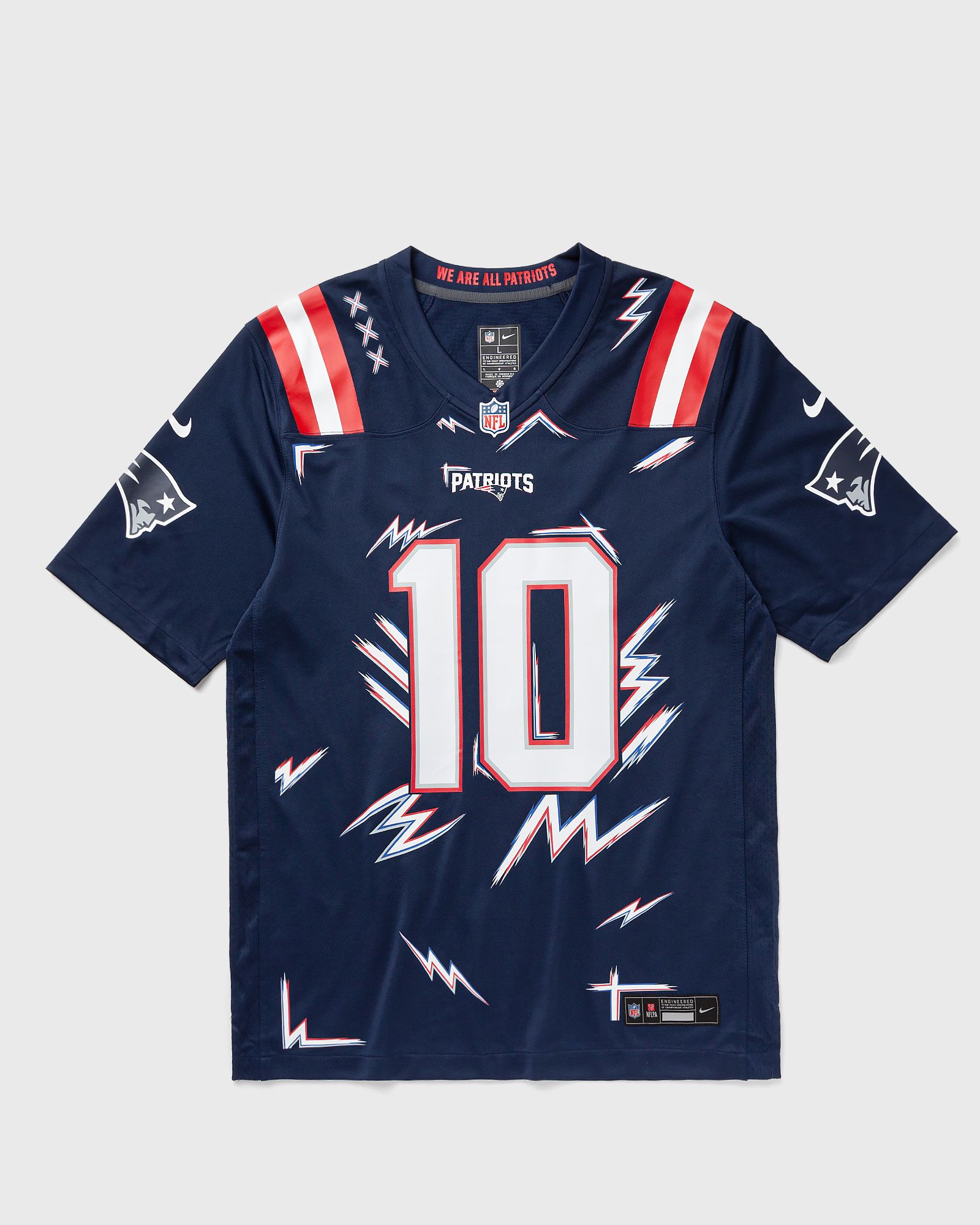 Fanatics Nike x HARD New England Patriots Game Jersey-Drake Maye 10 men Jerseys blue in Größe:S