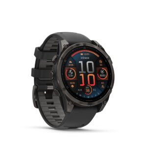 Garmin Fenix 8 Sapphire DLC Titan GPS Multisport-Uhr, 47 mm, AMOLED