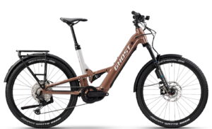 Ghost E-ASX ABS LOW EQ - 29/ 27,5 Zoll 800Wh 12K Fully-Tiefeinstieg - coffee tropic rose/coffee arctic dust - glossy