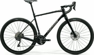 Gravelbike Merida Silex 400 2025 Schwarz L frei Haus