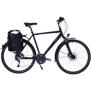 HAWK Trekkingrad "Deluxe Plus", 28 Zoll, 27-Gang, Herren - blau