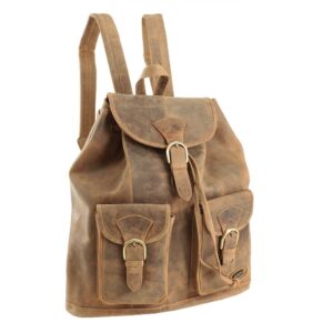 Handtaschen grün RUCKSACK LEDER --