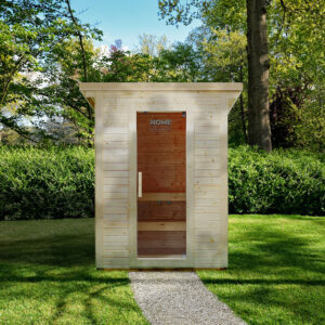 Home Deluxe Cabane de sauna Outdoor TALO M - 191 x 157 cm pour 3 personnes