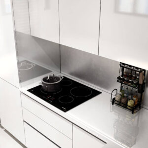 Home Deluxe Cuisine d'angle LINOSA 300 x 230 cm - Blanc brillant