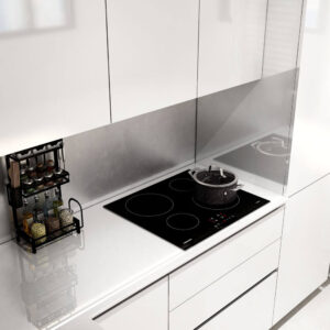 Home Deluxe Cuisine d'angle LINOSA 300 x 230 cm - Blanc brillant