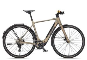 KTM MACINA URBANATOR SX 2025 | olive pearl matt/black amber | 59 cm | E-Cityräder