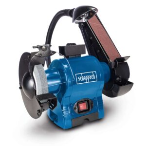 Kombinationsschleifer BGS700 Scheppach - 370W | Bandlänge 686mm-breite 50mm | 150mm Schleifstein