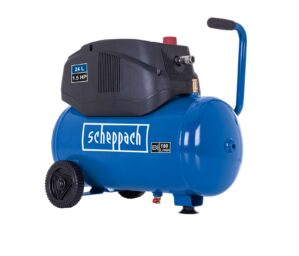 Kompressor HC24x Scheppach - 8bar | 24L | ölfrei | 180L/min Ansaugleistung | inkl. Fahrvorrichtung