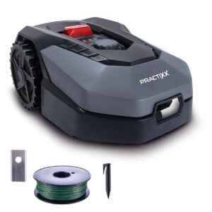 Mähroboter PX-RRM-600Wi Practixx - 600 qm² | 18cm Schnittbreite | 20-60 mm Schnitthöhe | Regensensor