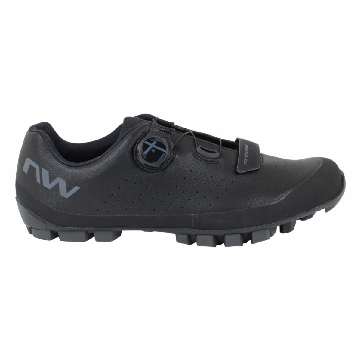 NW Northwave Hammer Plus Wide Black Dark Grey MTB-Schuhe Gravel Fahrradschuhe
