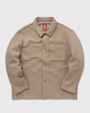 Nike TECH FLEECE REIMAGINED SHACKET men Overshirts brown in Größe:XL