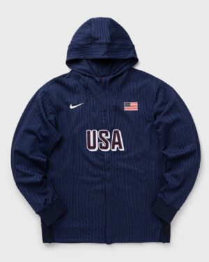 Nike USA DRI-FIT ADV BASKETBALL GAME JACKET OLYMPICS 2024 men Hoodies|Zippers blue in Größe:L