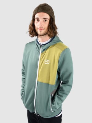 Ortovox Hooded Fleecejacke arctic grey