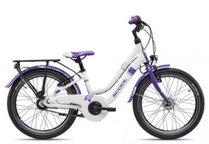 SCOOL chiX twin 20-7S Nexus | white/purple | 28 cm | Fahrräder
