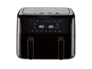 SILVERCREST® Doppelzonen-Heißluftfritteuse, mit Easy-Touch-Display