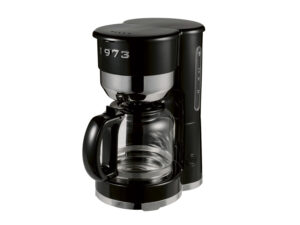 SILVERCREST® Kaffeemaschine Chrom Retro 1973 Schwarz SKMR 1000 A1
