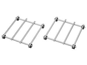 SILVERCREST® Küchengitter mit Füßen, Topfuntersetzer 2er, Topfuntersetzer (Topfuntersetzer 2er Set)