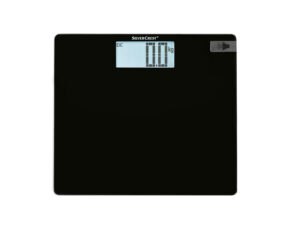 SILVERCREST® PERSONAL CARE Personenwaage Glas sprechend SPWS 180 F2 (Schwarz)