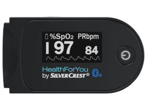 SILVERCREST® PERSONAL CARE Pulsoximeter "SPO 55", mit HealthForYou- App