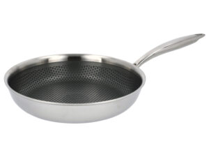 SILVERCREST® Premium-Edelstahlpfanne, sehr kratz- und abriebfest, Ø 24 cm