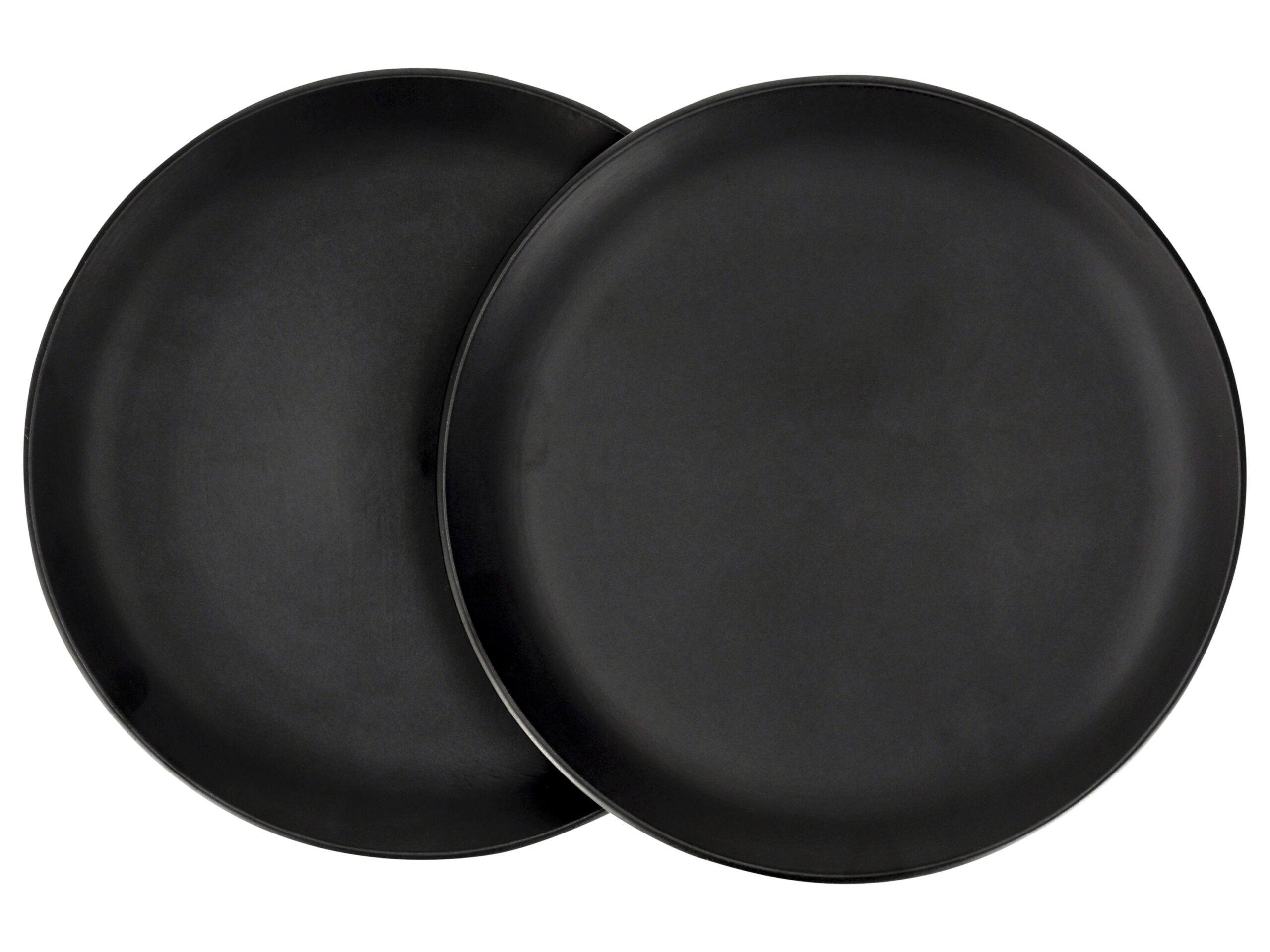 SILVERCREST® Schüssel/ Tassen/ Teller 2er Set (Teller Set,, Schwarz)