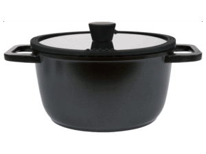 SILVERCREST® Topf Aluguss Granitoptik 24 cm (Schwarz)