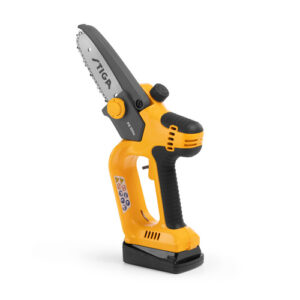 STIGA Akku-Kettensäge "100", 20 V , Schwertlänge: 13 cm, 300 W, inkl. 2 Ah Akku und praktischem Koffer - gelb