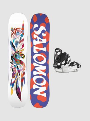 Salomon Grace+Goodtime XS black Kids Snowboard-Set uni