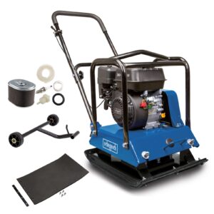 Scheppach Benzin Rüttelplatte HP2000S - 25 kN | 6.5PS | 104 kg | 30cm Verdichtungstiefe| Wartungskit